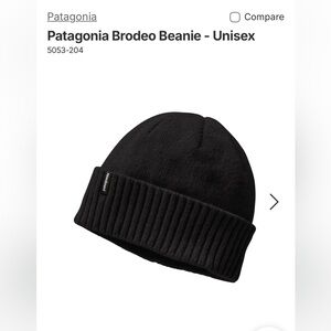 Patagonia Black Wool Hat